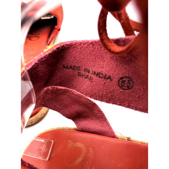 Sam Edelman | Beaded Espadrille Tie Sandals | 8.5 M - Picture 7 of 9